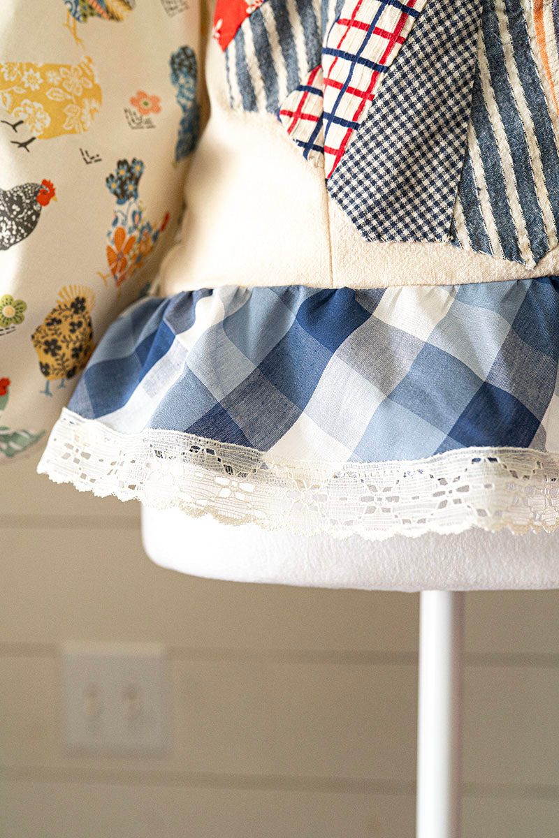 The Old Quilt Blouse Made with Vintage Fabric Size S-L