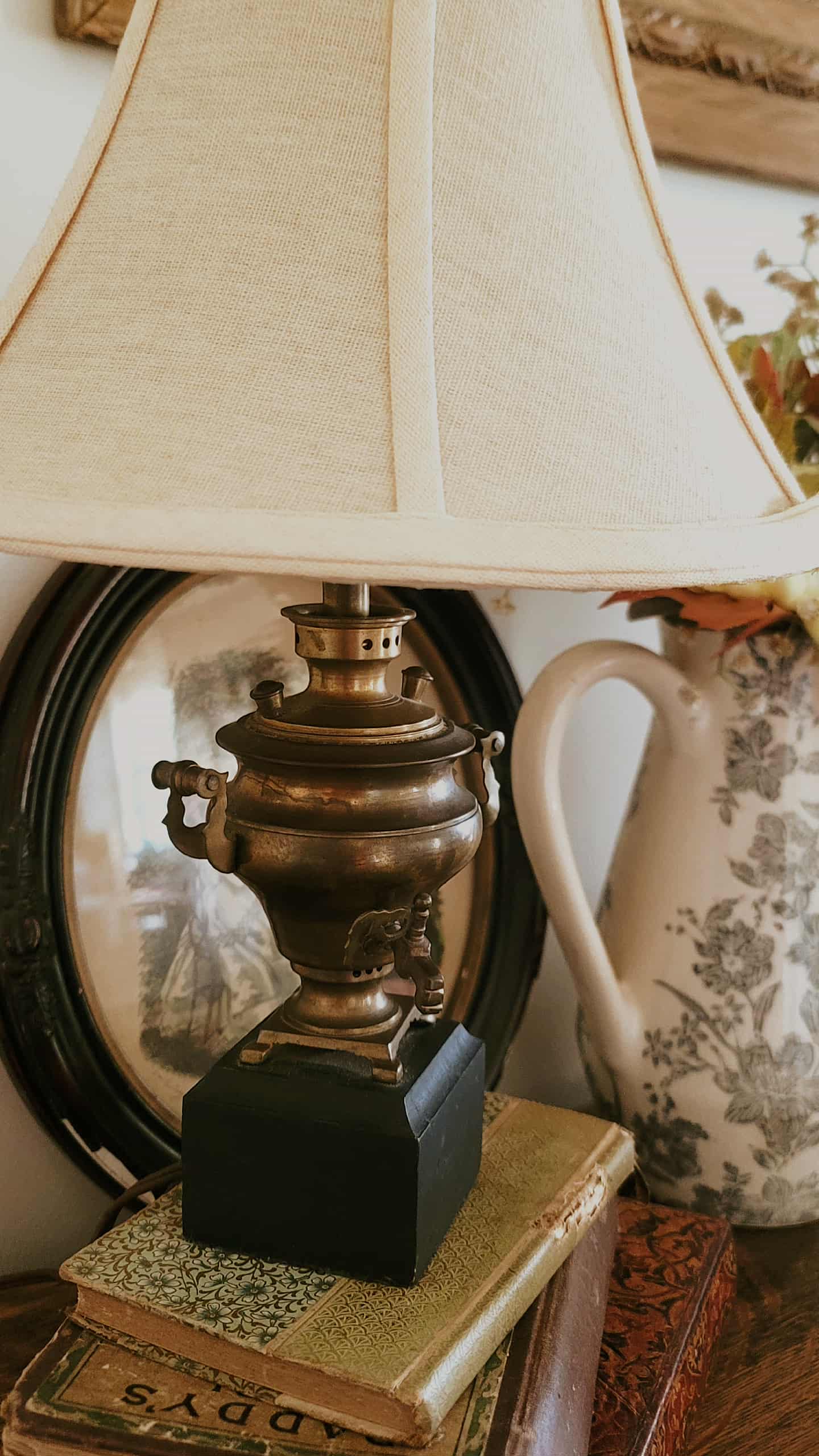 Vintage Small Brass Lamp