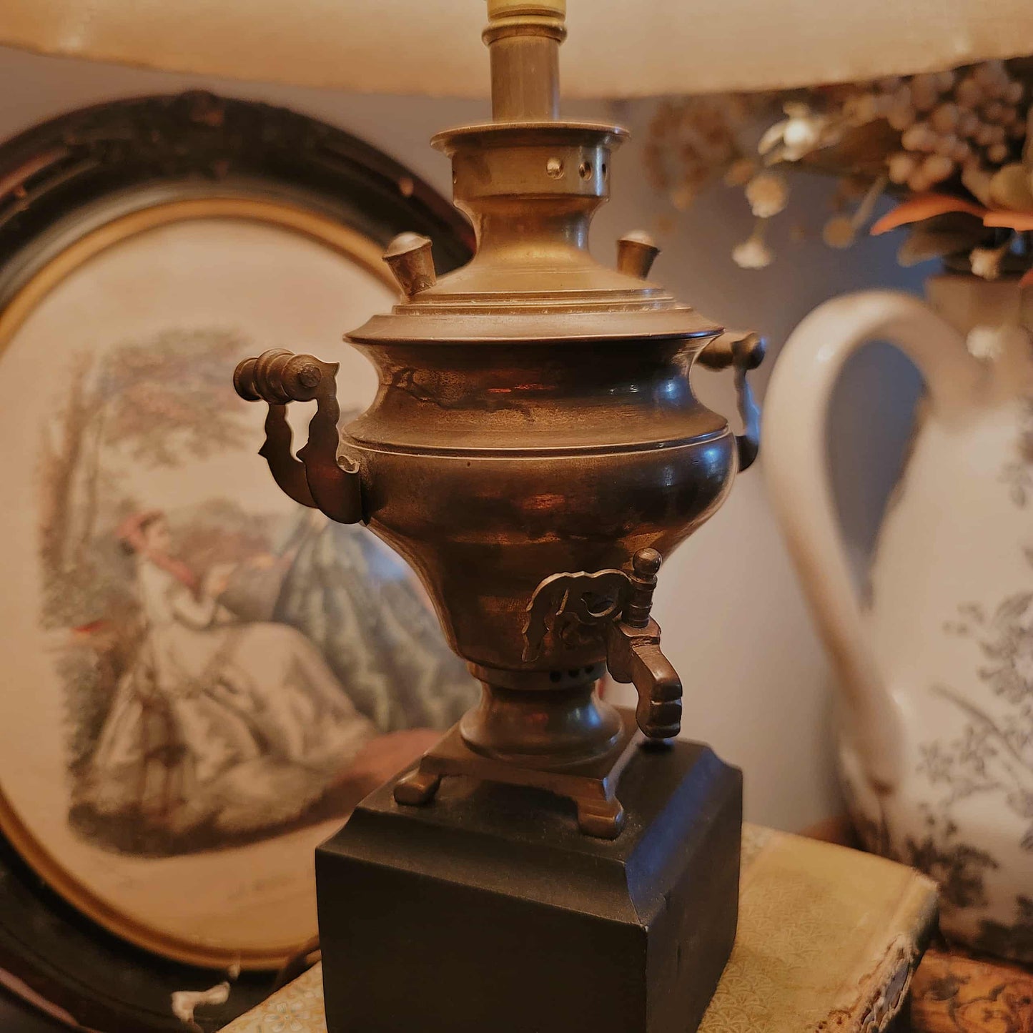 Vintage Small Brass Lamp